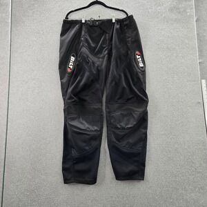 Bilt Men Pants 40 Black Motorcycle Blorp 4 Off Road Dirt Mesh Lined